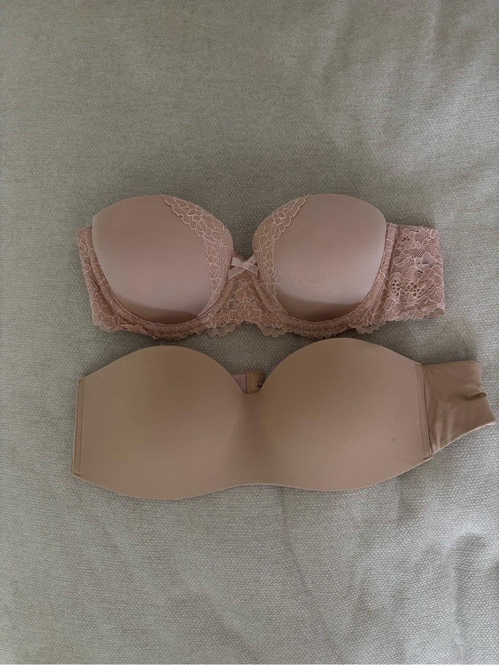 Soma Strapless Bandeau Bras in Light Blush